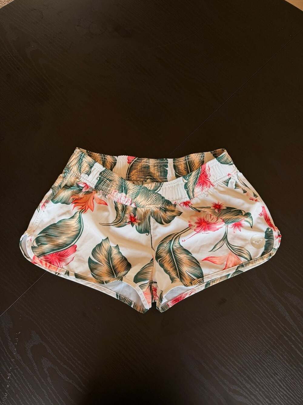 Roxy Tropical Floral Board Shorts Women’s Medium Beach Surf Swim Shorts